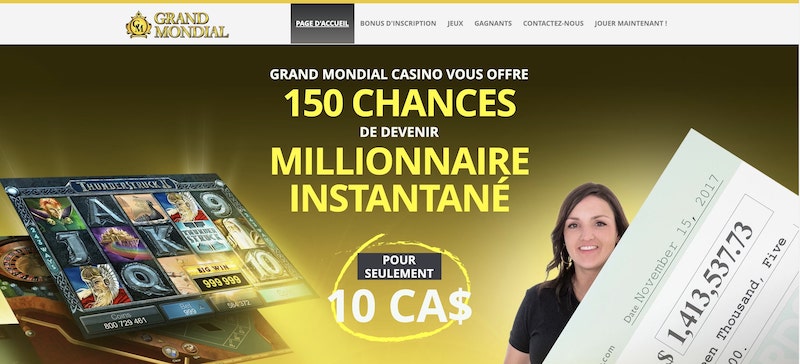 Le meilleur casino pour les canadiens Casino Grand Mondial Casino Numéro 2